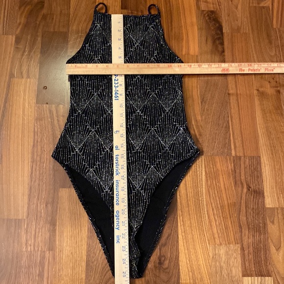 Divided H&M Black and silver bodysuit - Picture 2 of 7